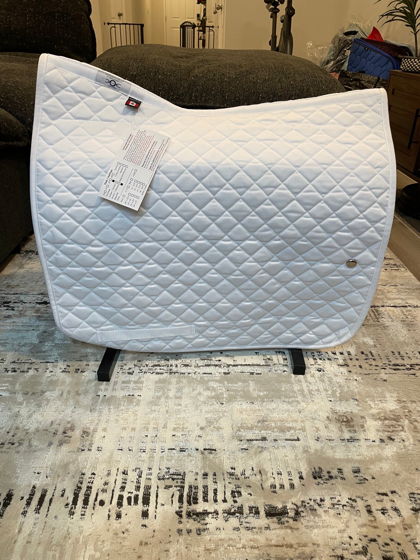 Ogilvy White Dressage Saddle Pad