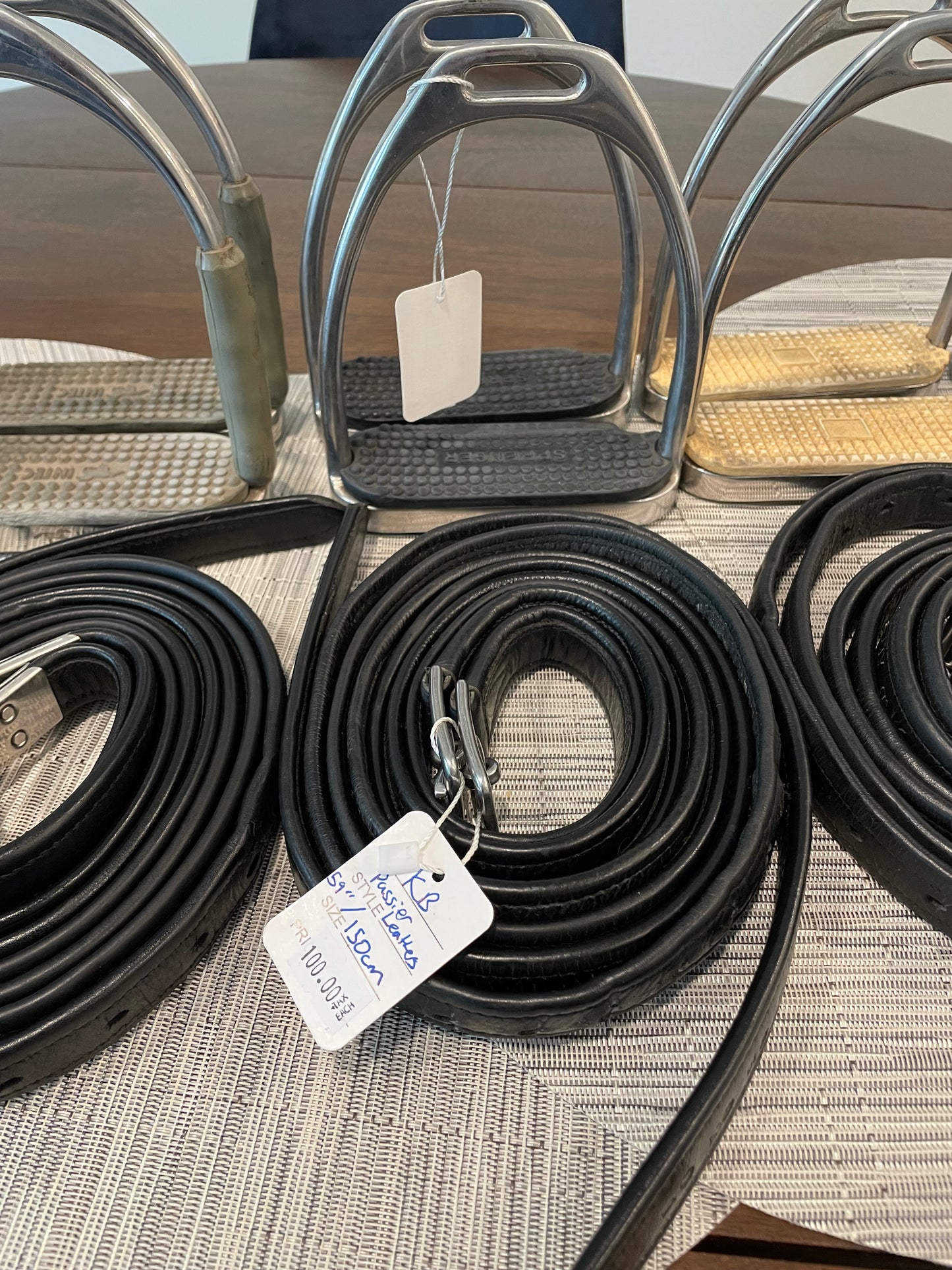 Passier 59” Lined Stirrup Leathers