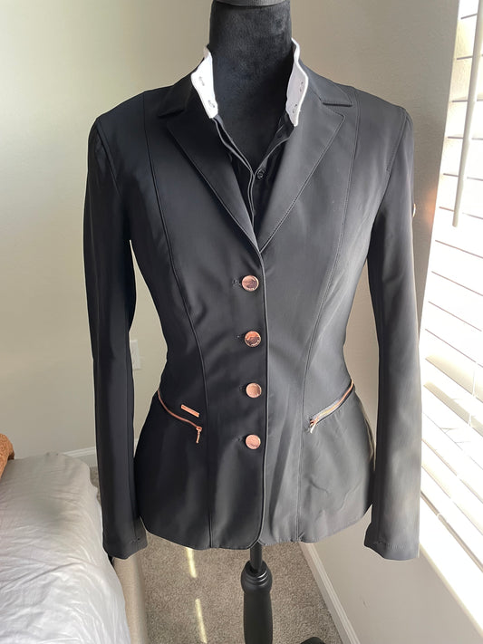 Pikeur Paulin Pure Rose - Black and Rose Gold Competition Jacket