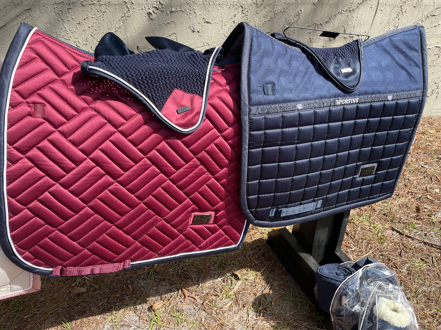 Equestrian Stockholm Pads with Bonnets