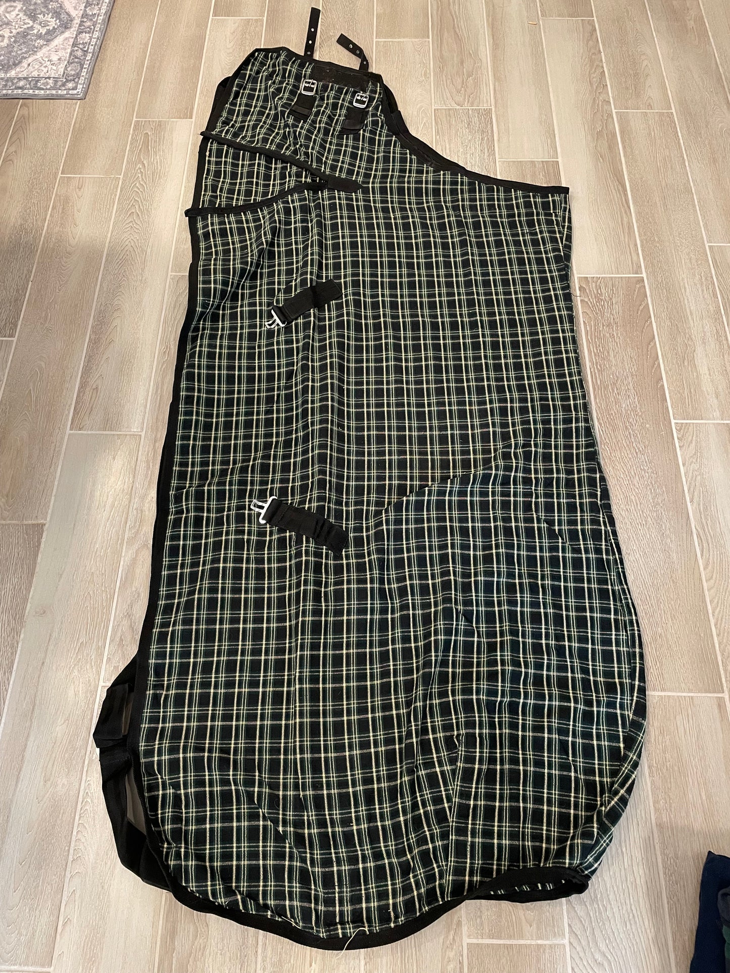 Unbranded Tartan Stable Sheet - 78”