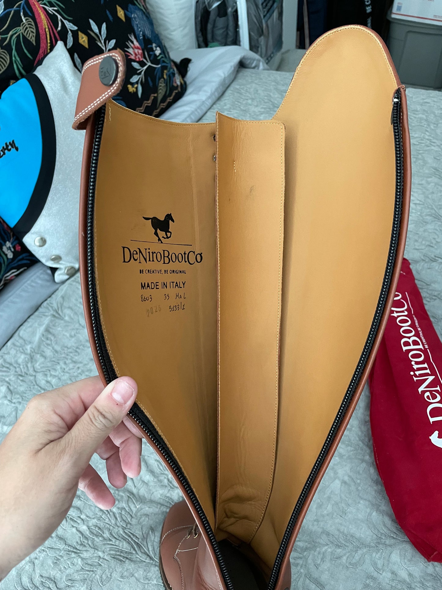 Deniro Lace Dress Boots - 39 Foot / 37.5 Calf / 47 Height