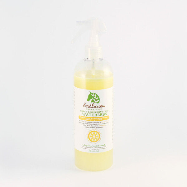 Ecolicious - Green & Squeaky Clean - Waterless Shampoo - NEW