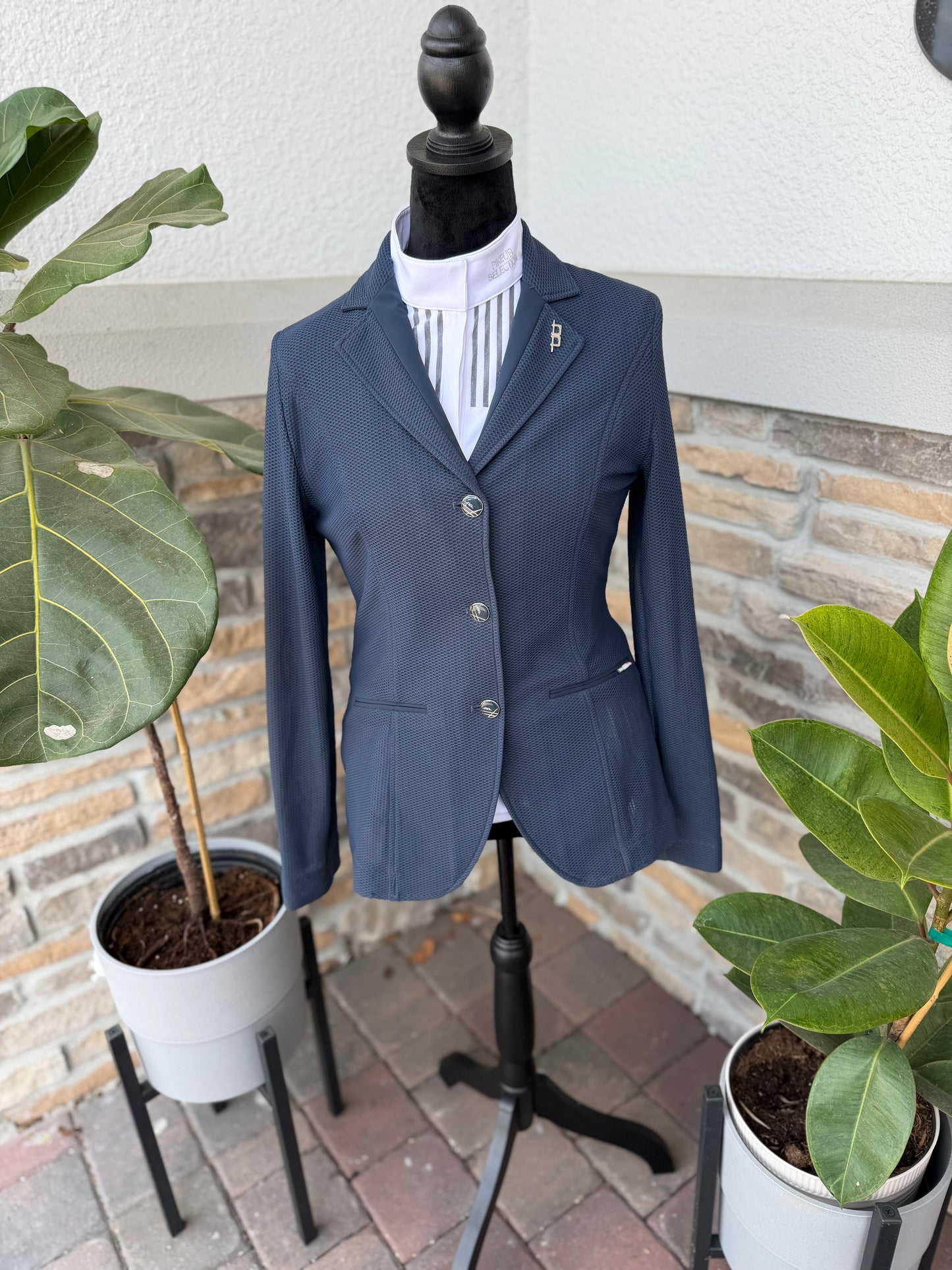 Alessandro Albanese Mesh Show Jacket - Navy