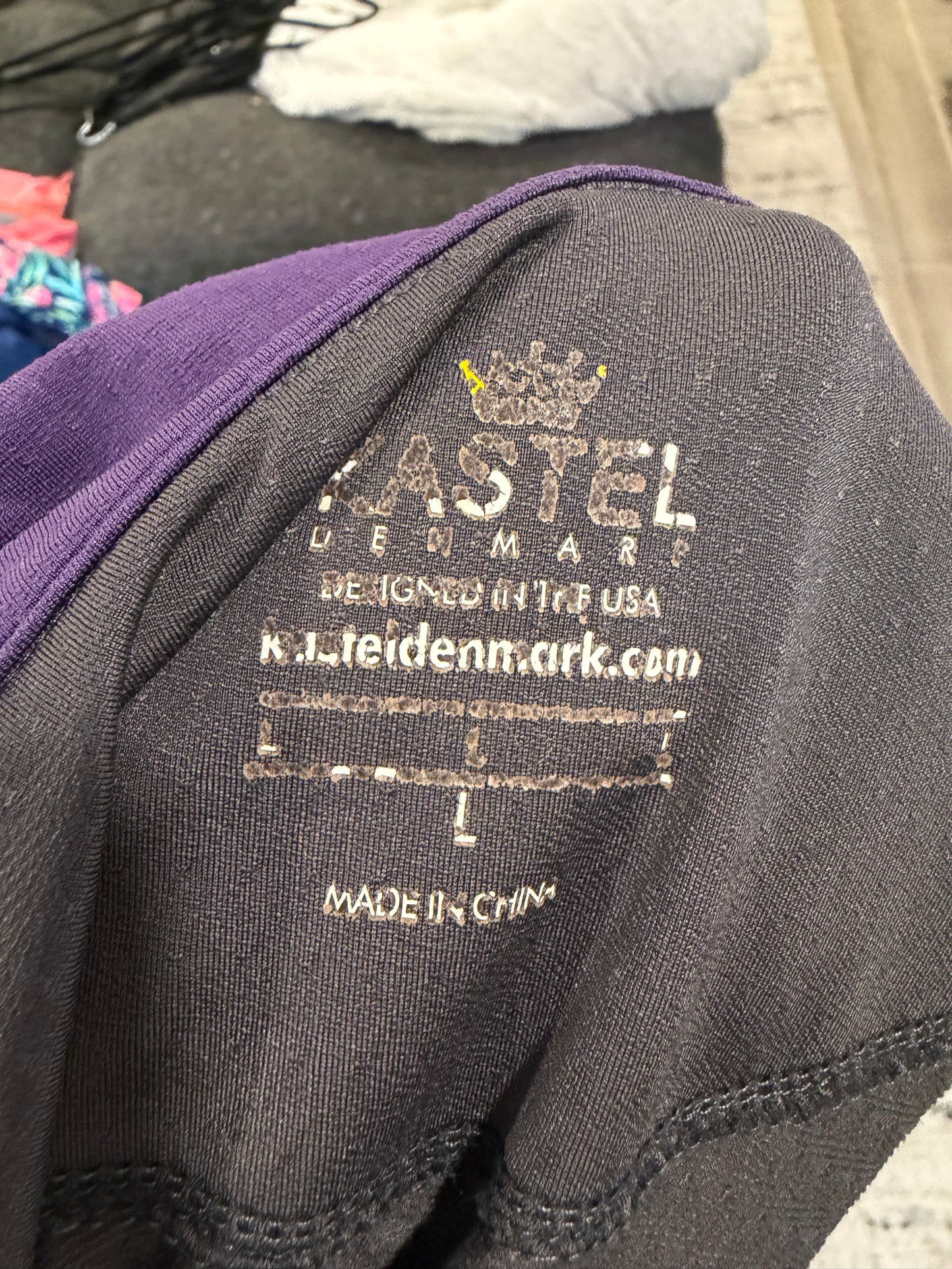 Kastel Gray/Purple Sun Shirt