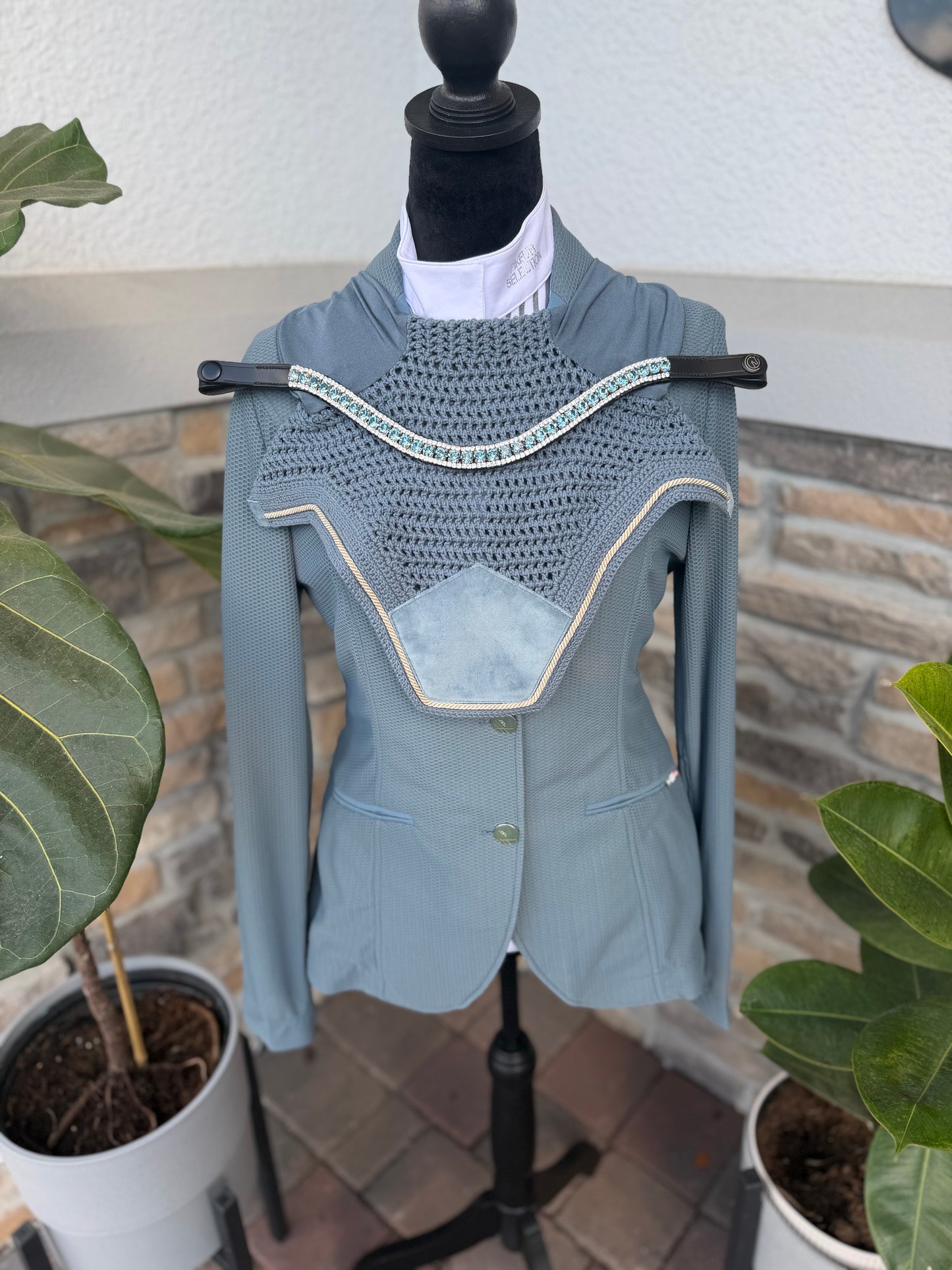 Limited Edition - AA Motionlite Mesh Aviation Blue Show Jacket - Medium