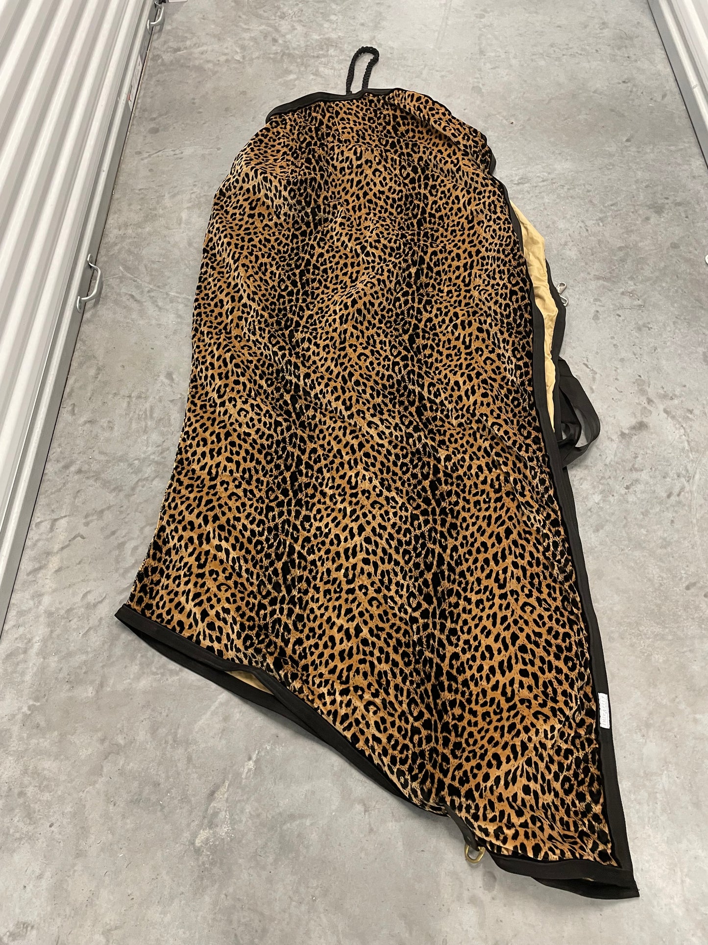Integrity Custom Leopard Print Stable Blanket - 80”