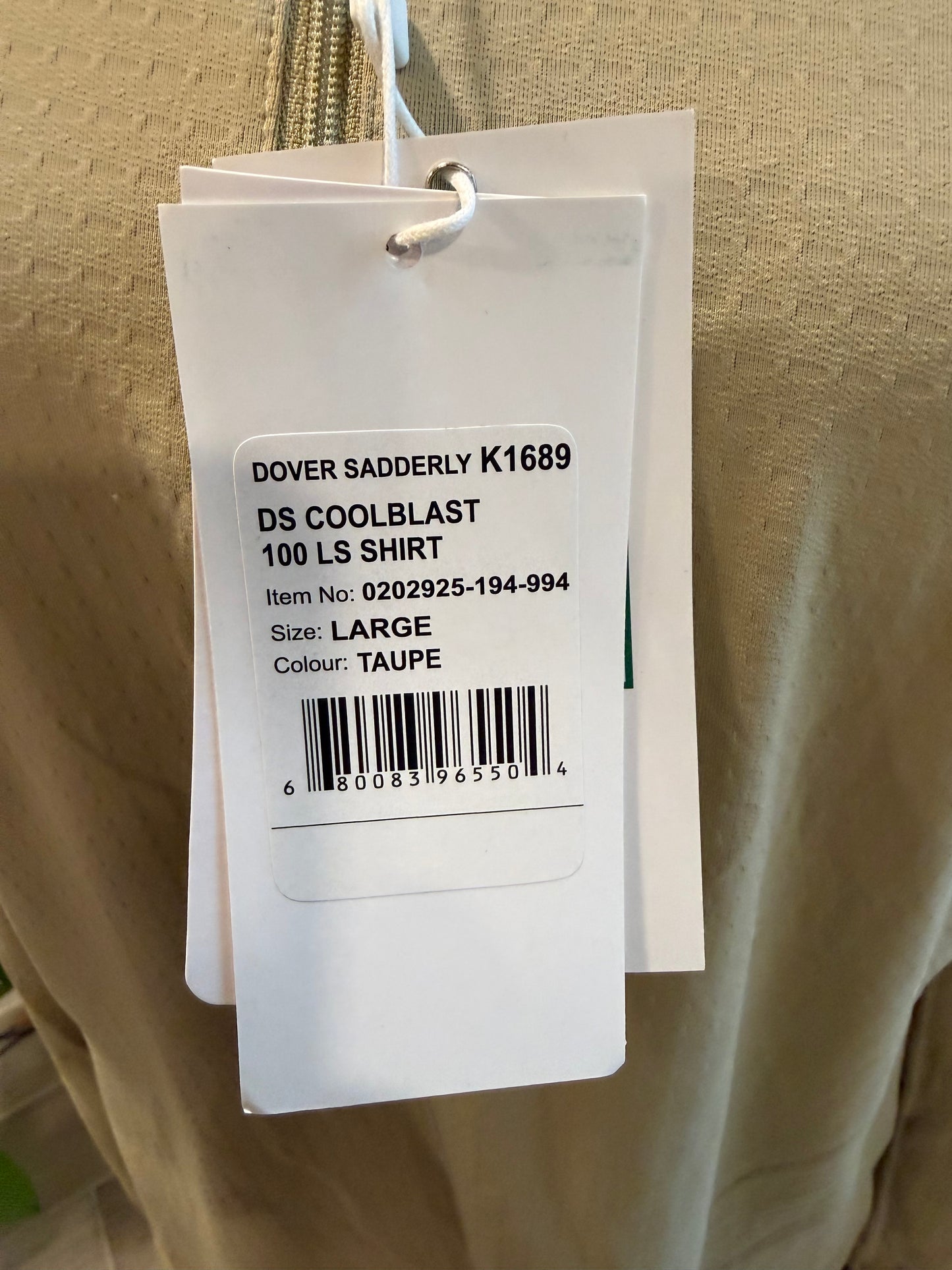 Dover Coolblast Taupe Sun Shirt