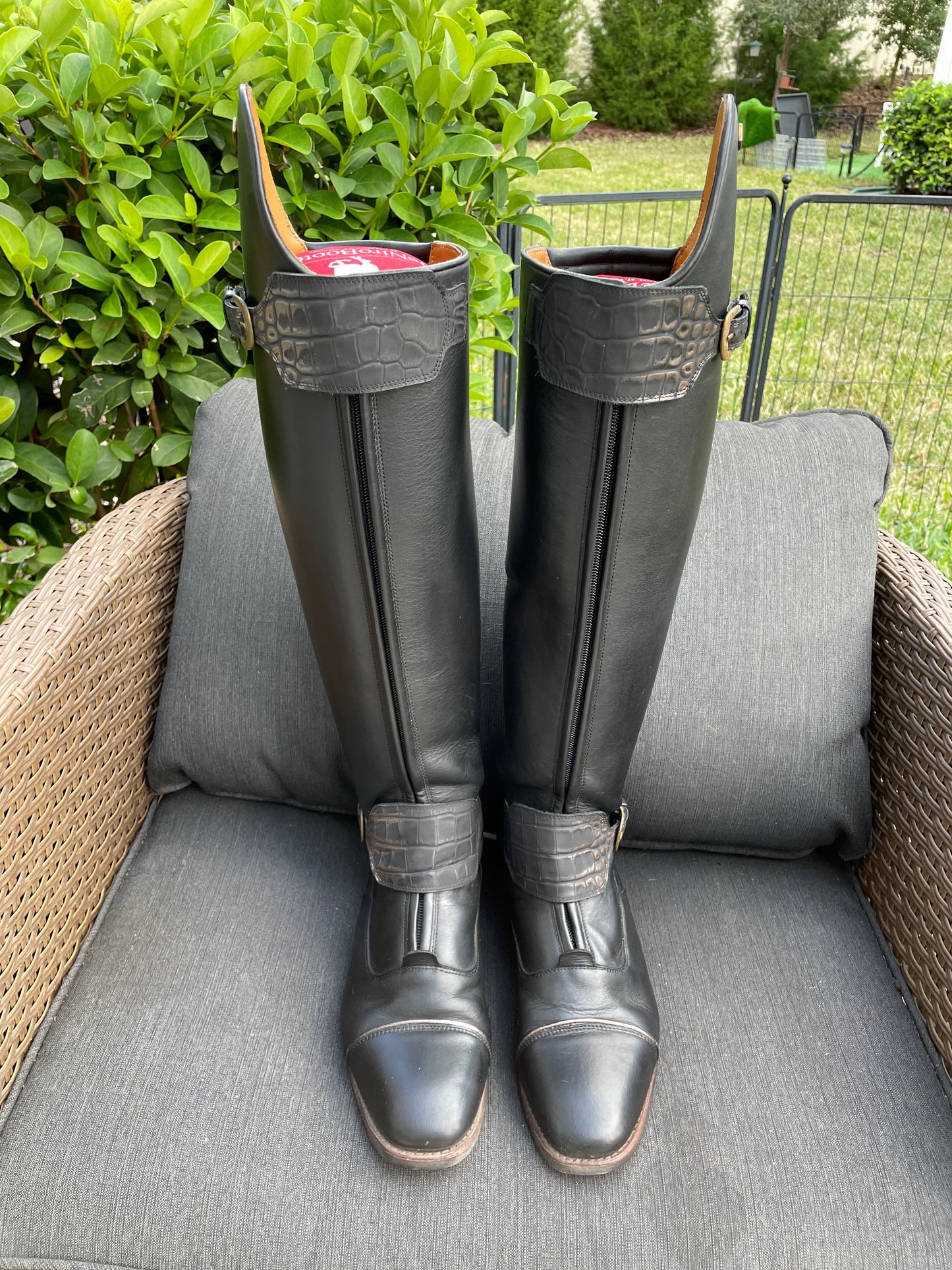 Deniro Polo Dress Boots - 39.5 Foot / 39 Calf / 48 Height