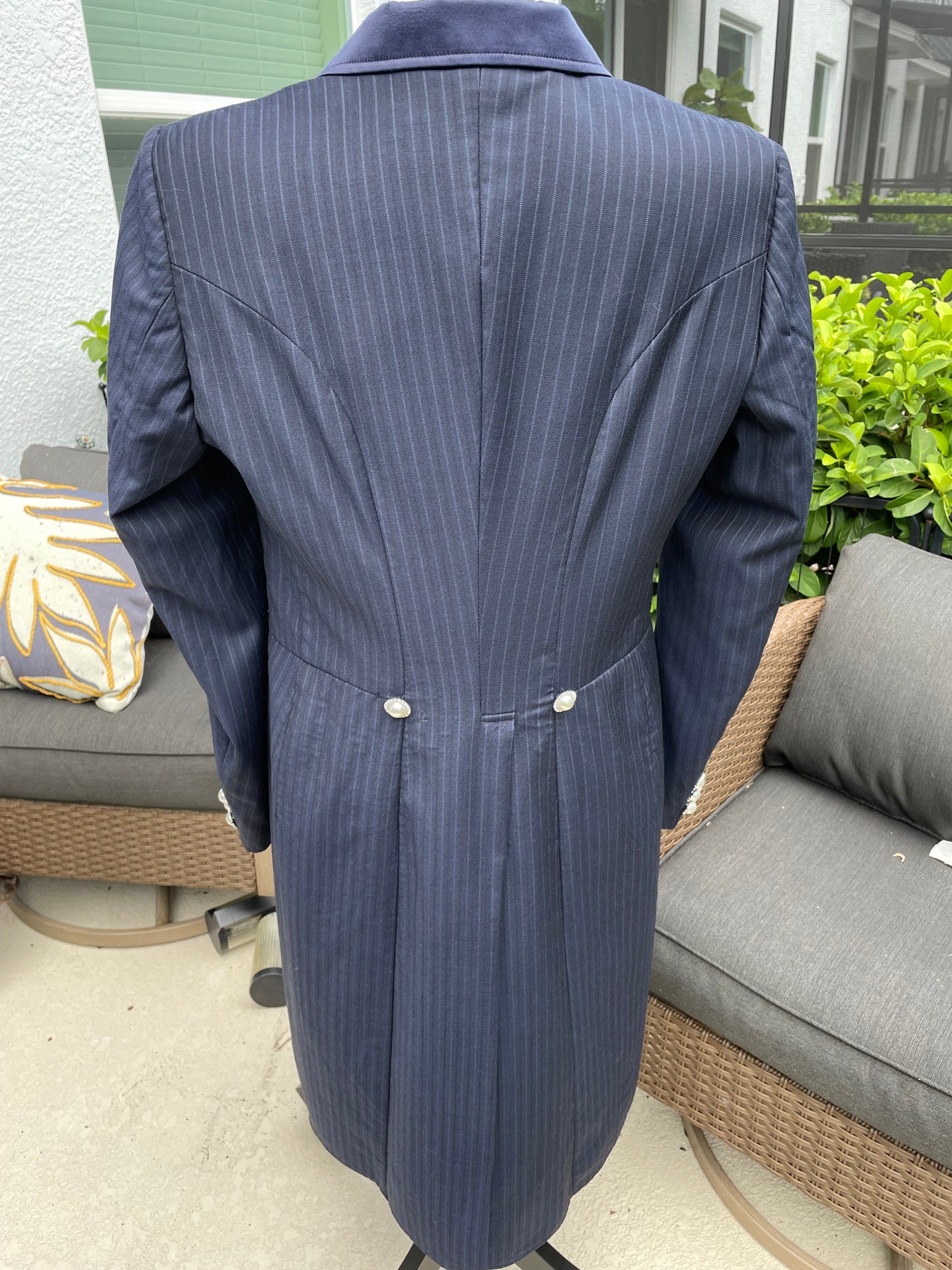 Grand Prix Navy Shadbelly Competition Coat - US 10