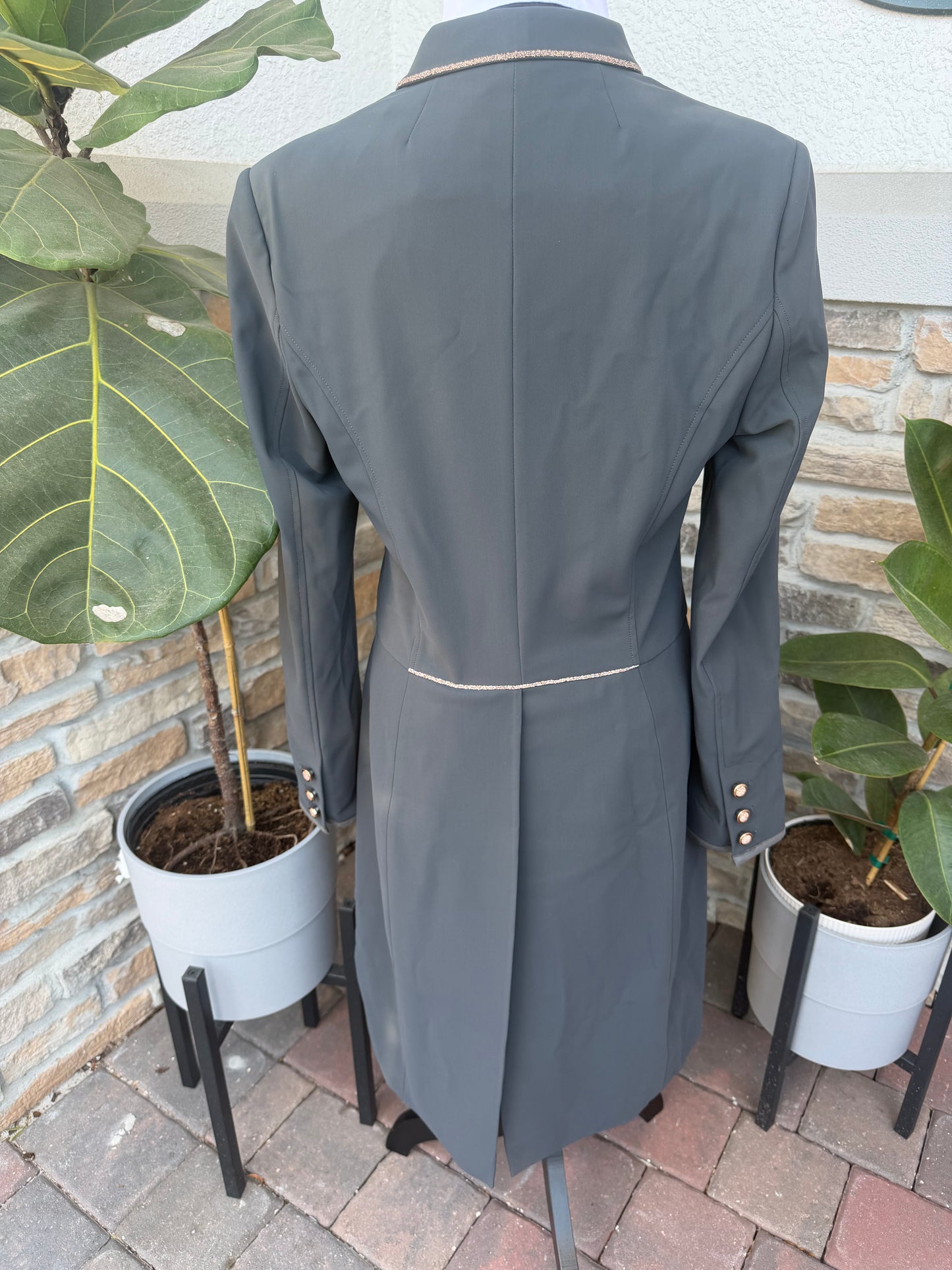 Samshield Crystal Shadbelly Jacket - US 10 - Anthracite / Rose Gold