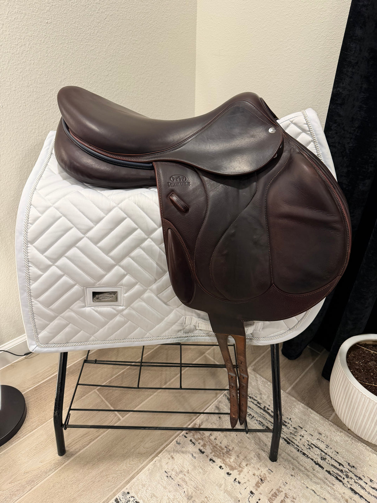 2021 18” Devoucoux Chiberta O Jump Saddle - Normal Tree