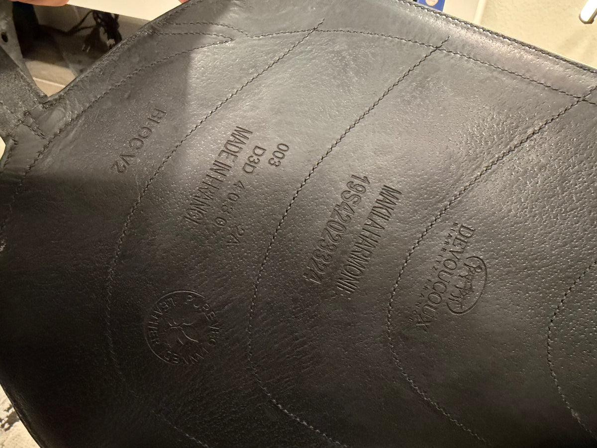 18-18.5” Devoucoux Makila Harmonie Black Dressage Saddle