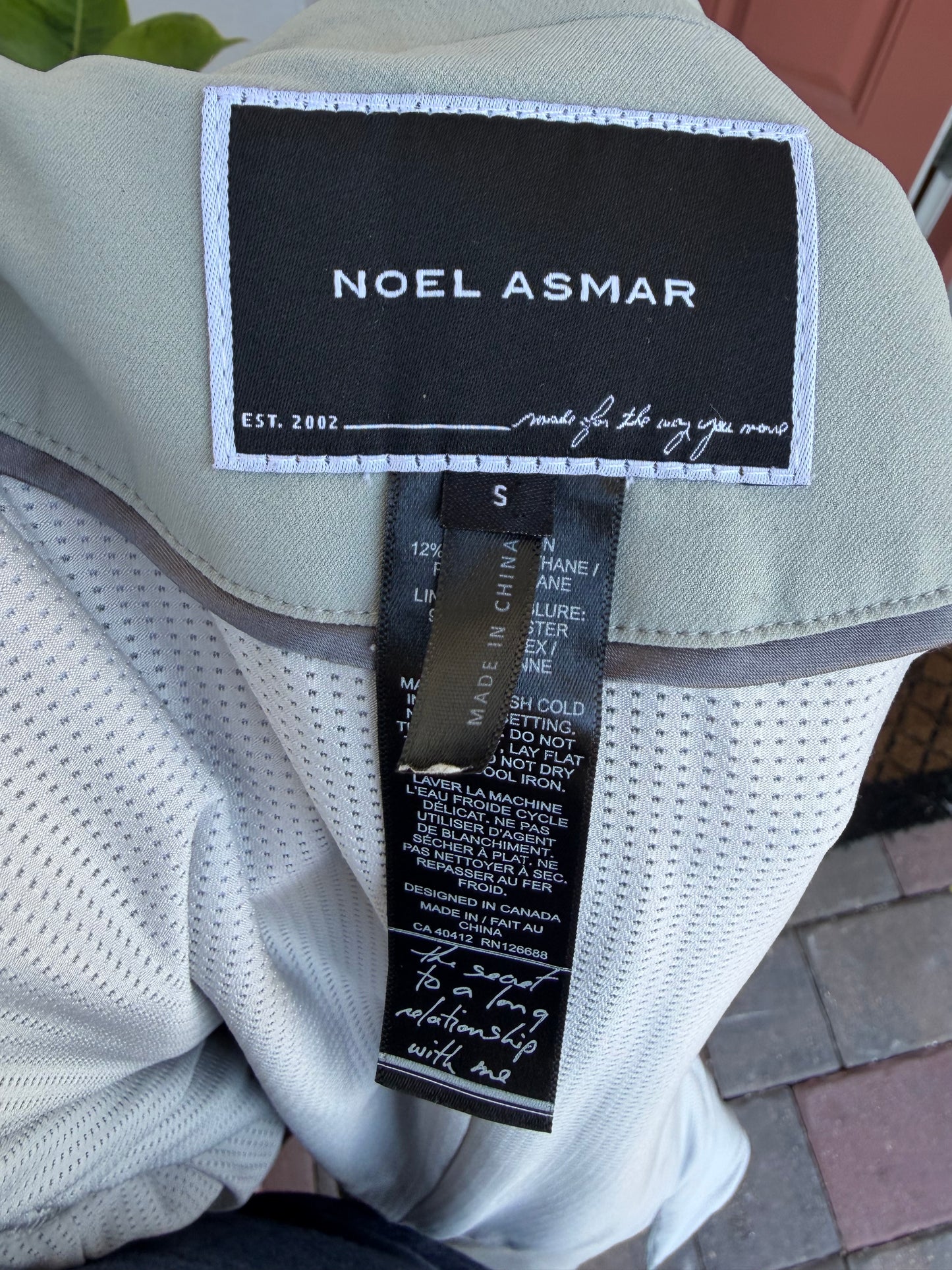 Noel Asmar Euro Competition Jacket - Light Grey - Small