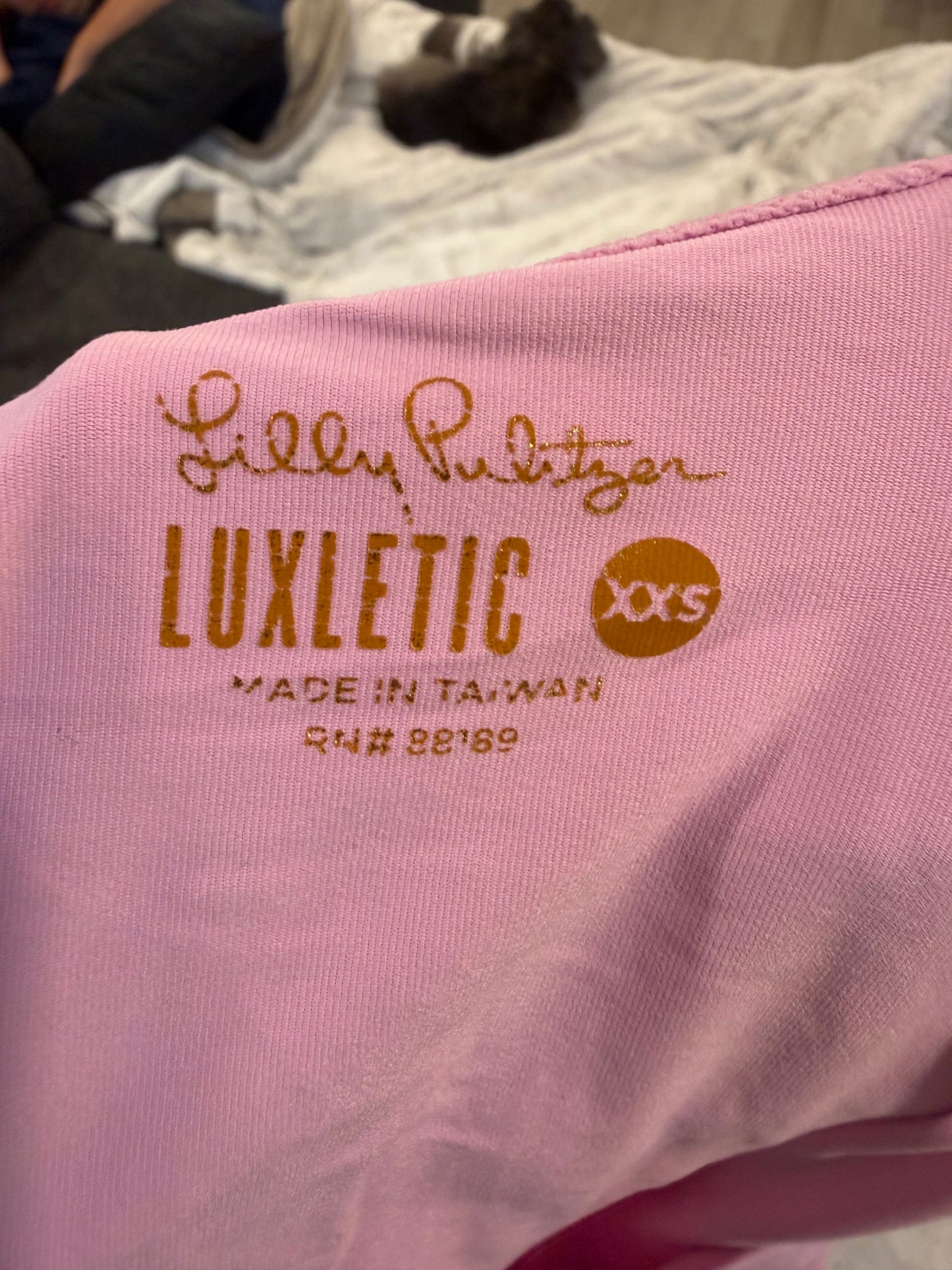 Lily Pulitzer Luxletic Pink Shortsleeve