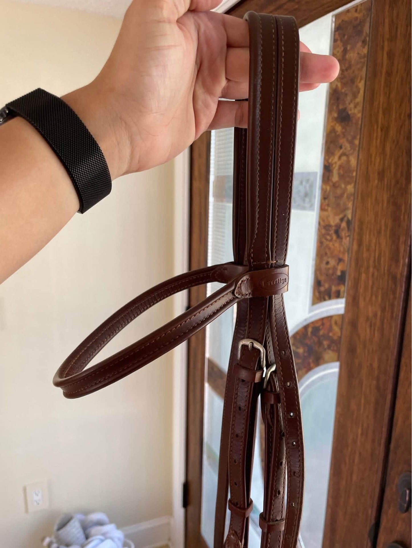 Prestige Snaffle Bridle - Tobacco - Full