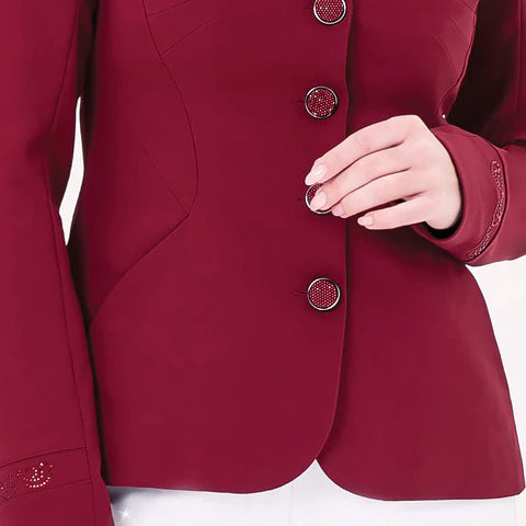 Fair Play Taylor Chic Show Jacket - Burgundy - EU 38 / US 6/8