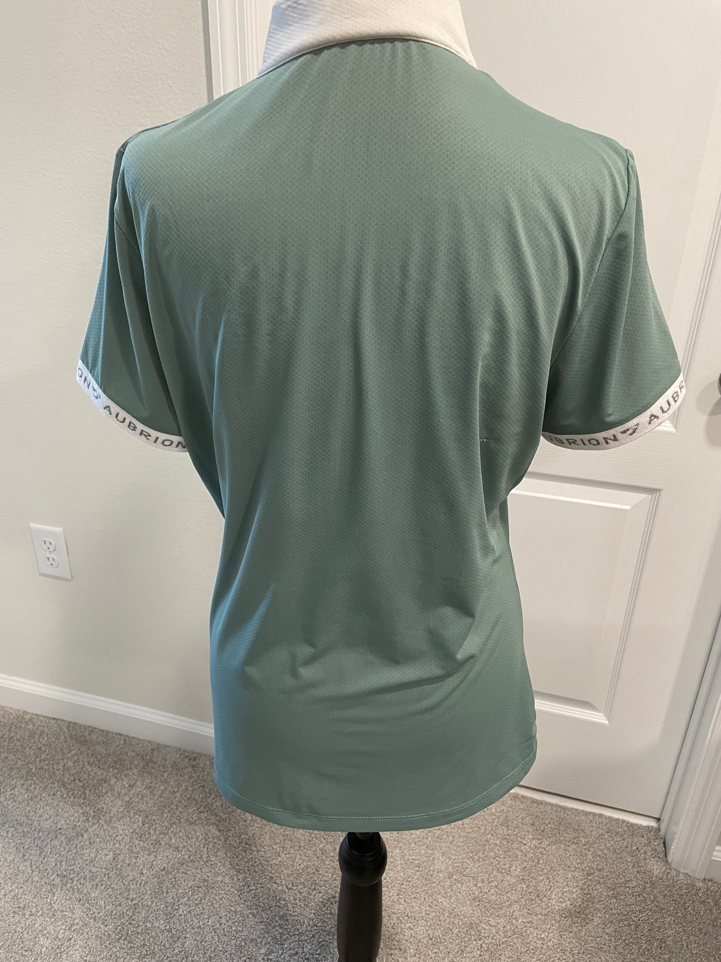Aubrion Chester Show Shirt - Large - Sage Green with Matching ELLANY Belt