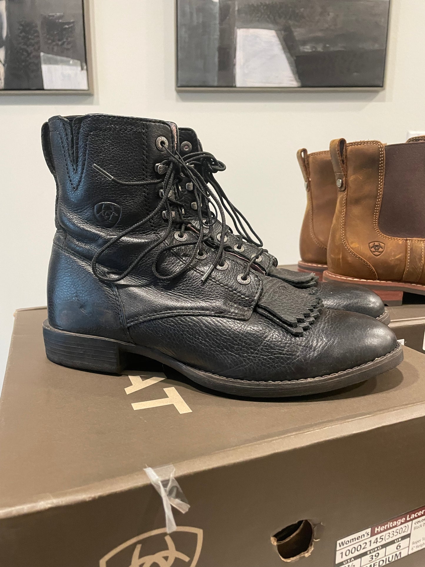 Ariat Deerskin Lacer Boot - 8.5