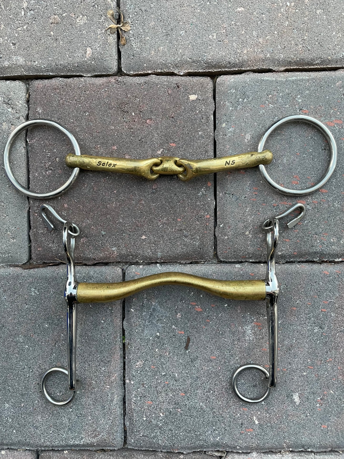 Neue Schule Double Bridle Bit Set 5.5” / 5.75”