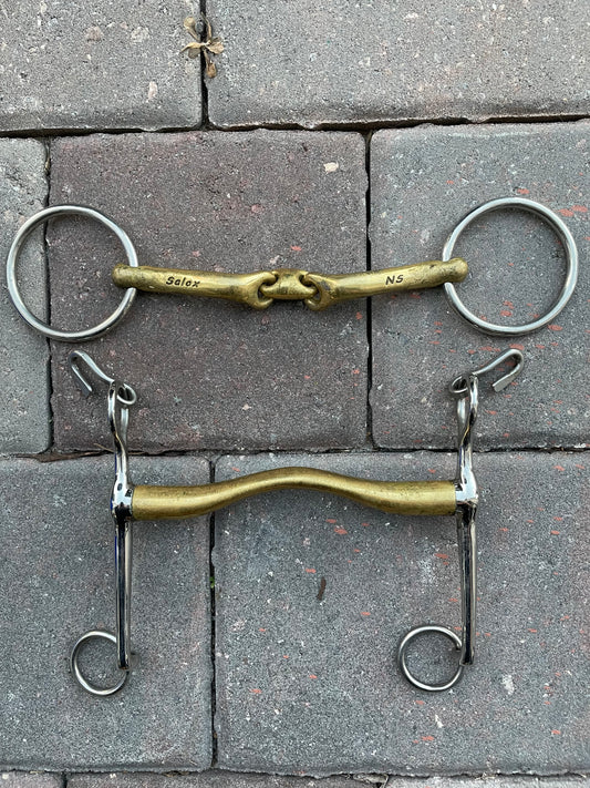 Neue Schule Double Bridle Bit Set 5.5” / 5.75”