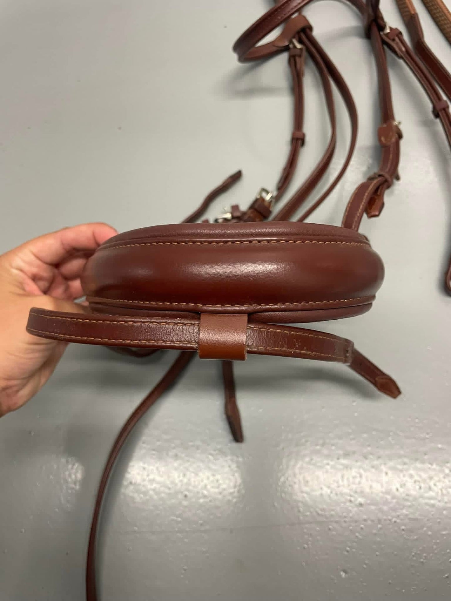 Prestige Snaffle Bridle - Tobacco - Full