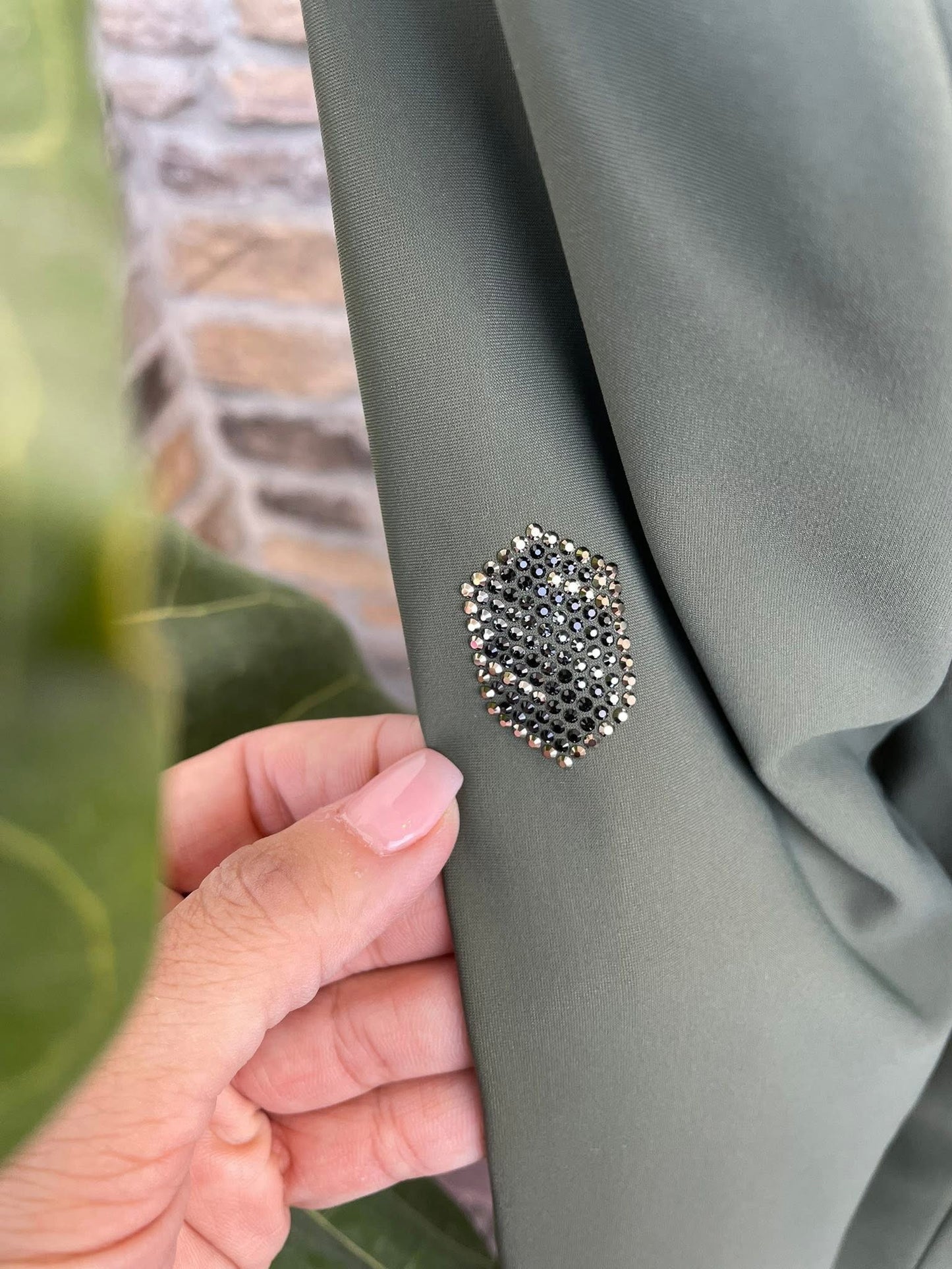 Samshield Avocado Swarovski Crystal Shadbelly