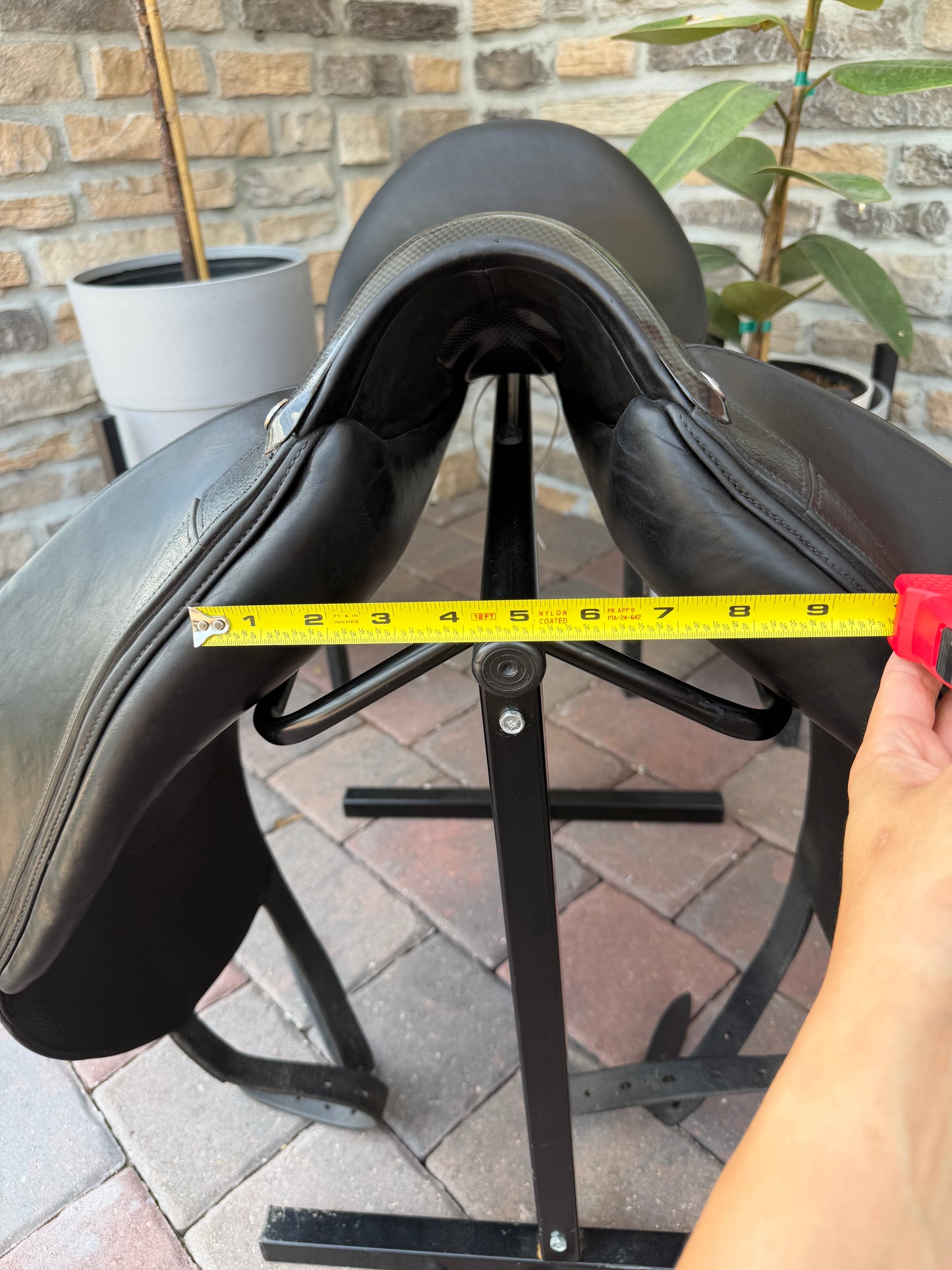 18-18.5” Devoucoux Makila Harmonie Black Dressage Saddle