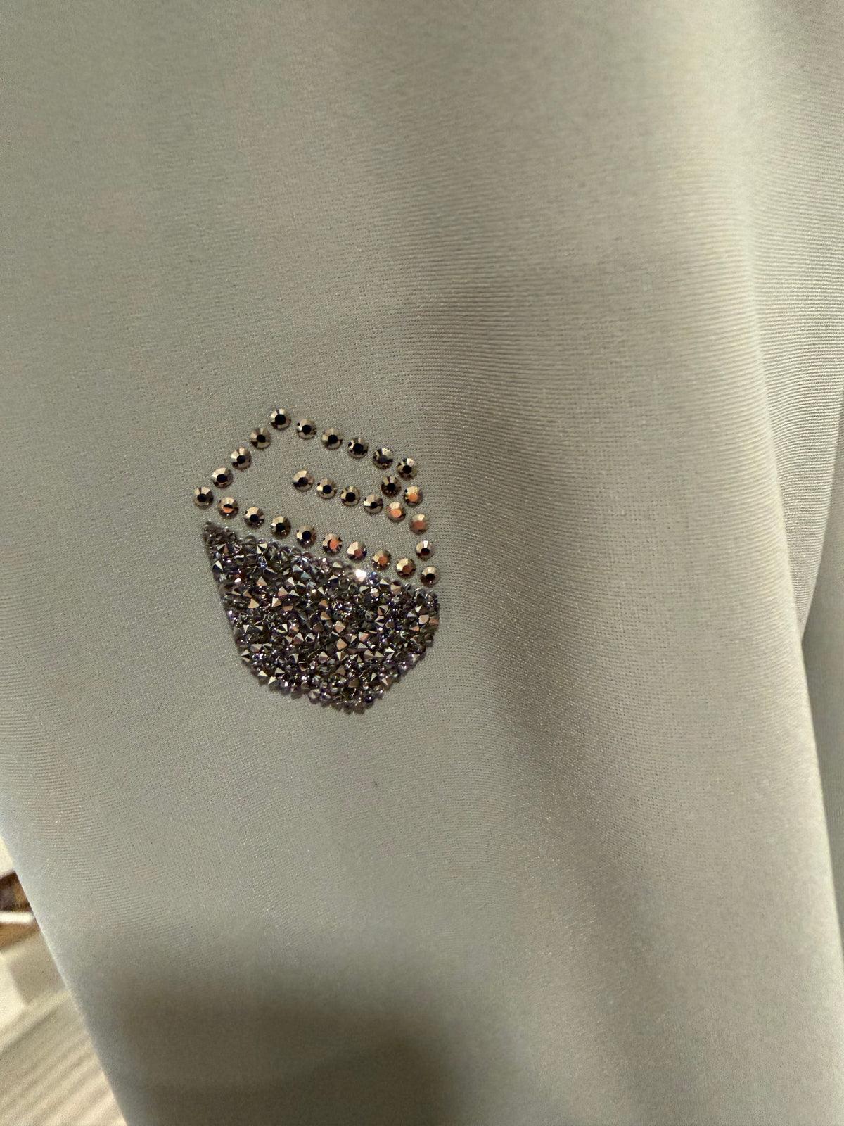 Samshield Victorine Limited Edition Swarovski Crystal Show Jacket - Sage - NEW - US 10 / FR 40