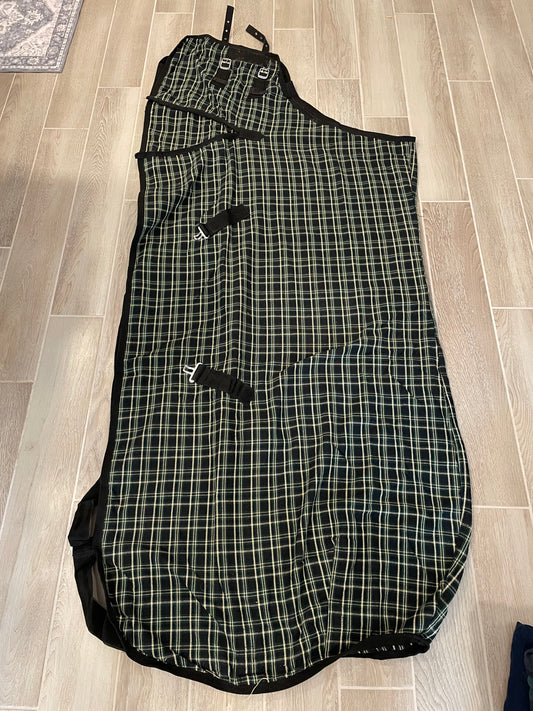 Unbranded Tartan Stable Sheet - 78”