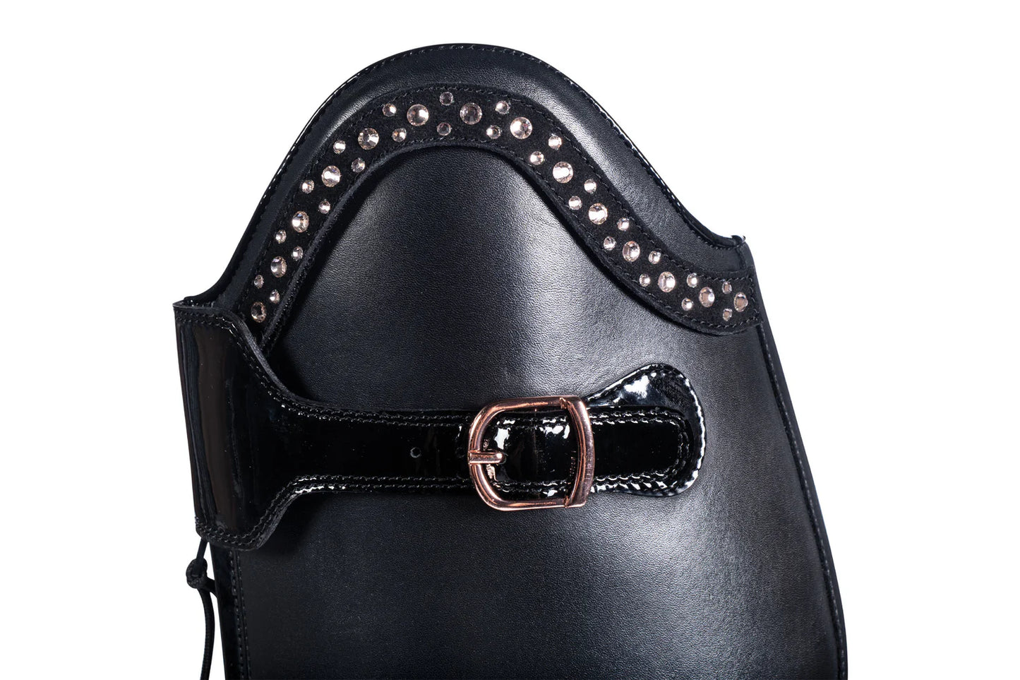 HKM Trinity Dress Boot - Black/Rose Gold - EU 36 cm Foot / 42 cm Height / 35-36.5 cm Calf - NEW