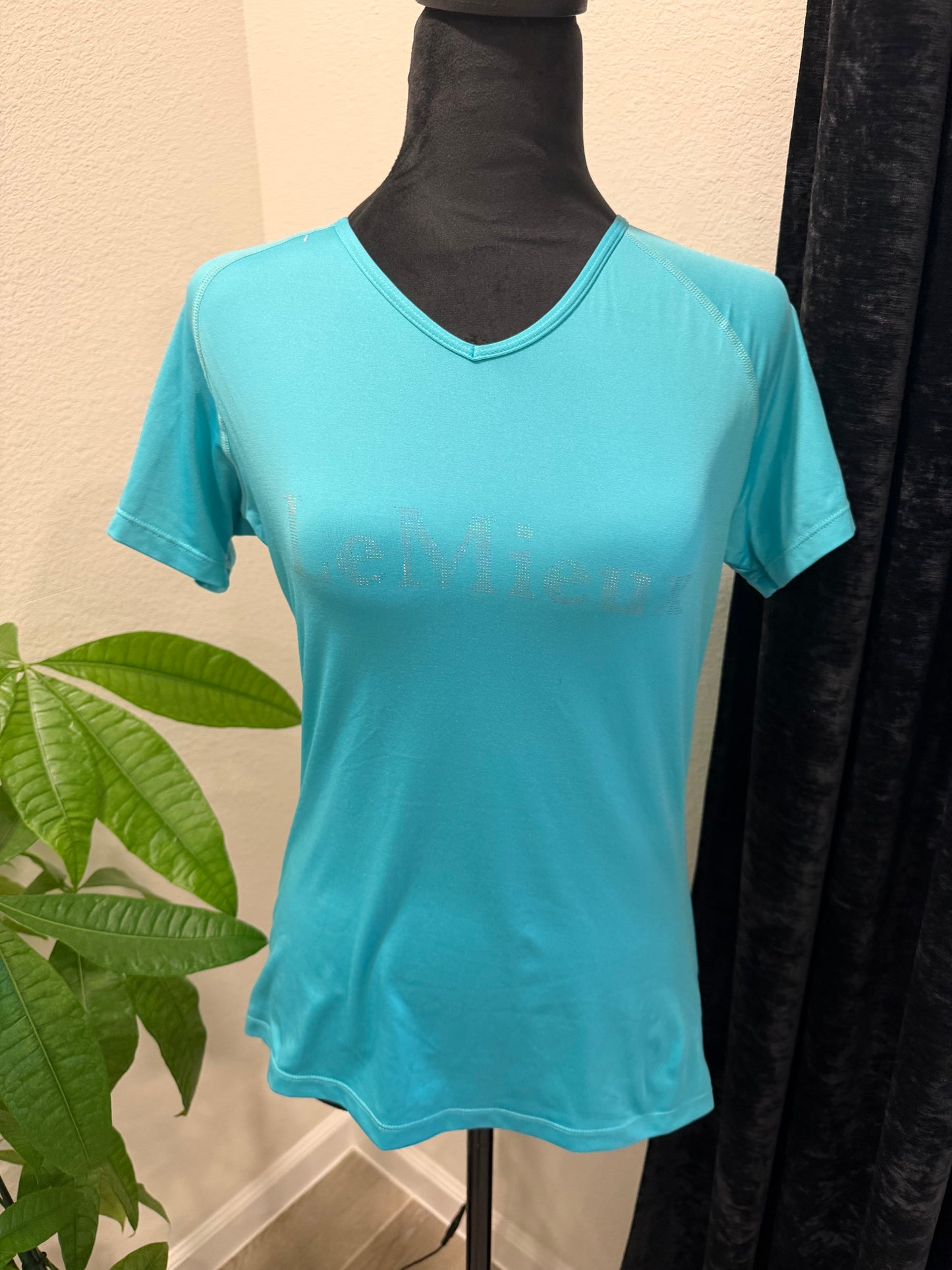 Lemieux Teal Short Sleeve Graphic Shirt