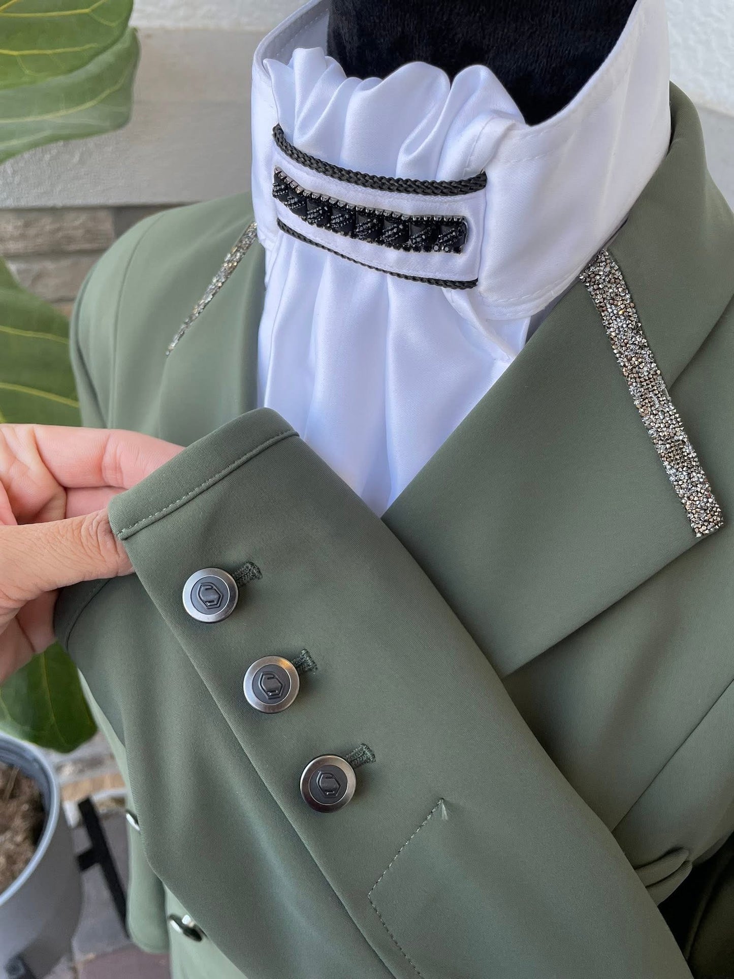 Samshield Avocado Swarovski Crystal Shadbelly