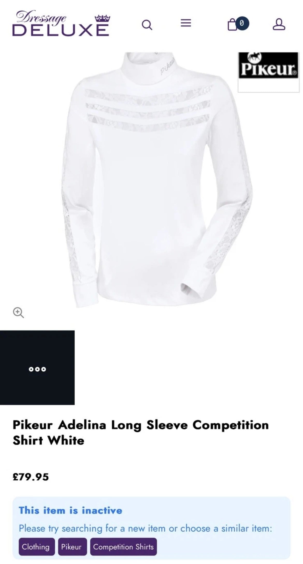 Pikeur Adelina Competition Shirt