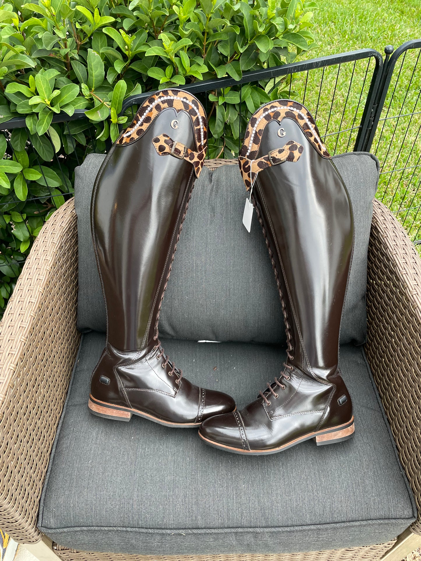 Gallors Laurel Brown Boots - 38/39 Foot / 40 Calf / 47 Height