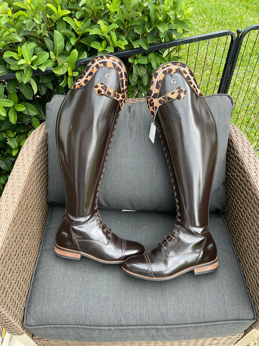 Gallors Laurel Brown Boots - 38/39 Foot / 40 Calf / 47 Height