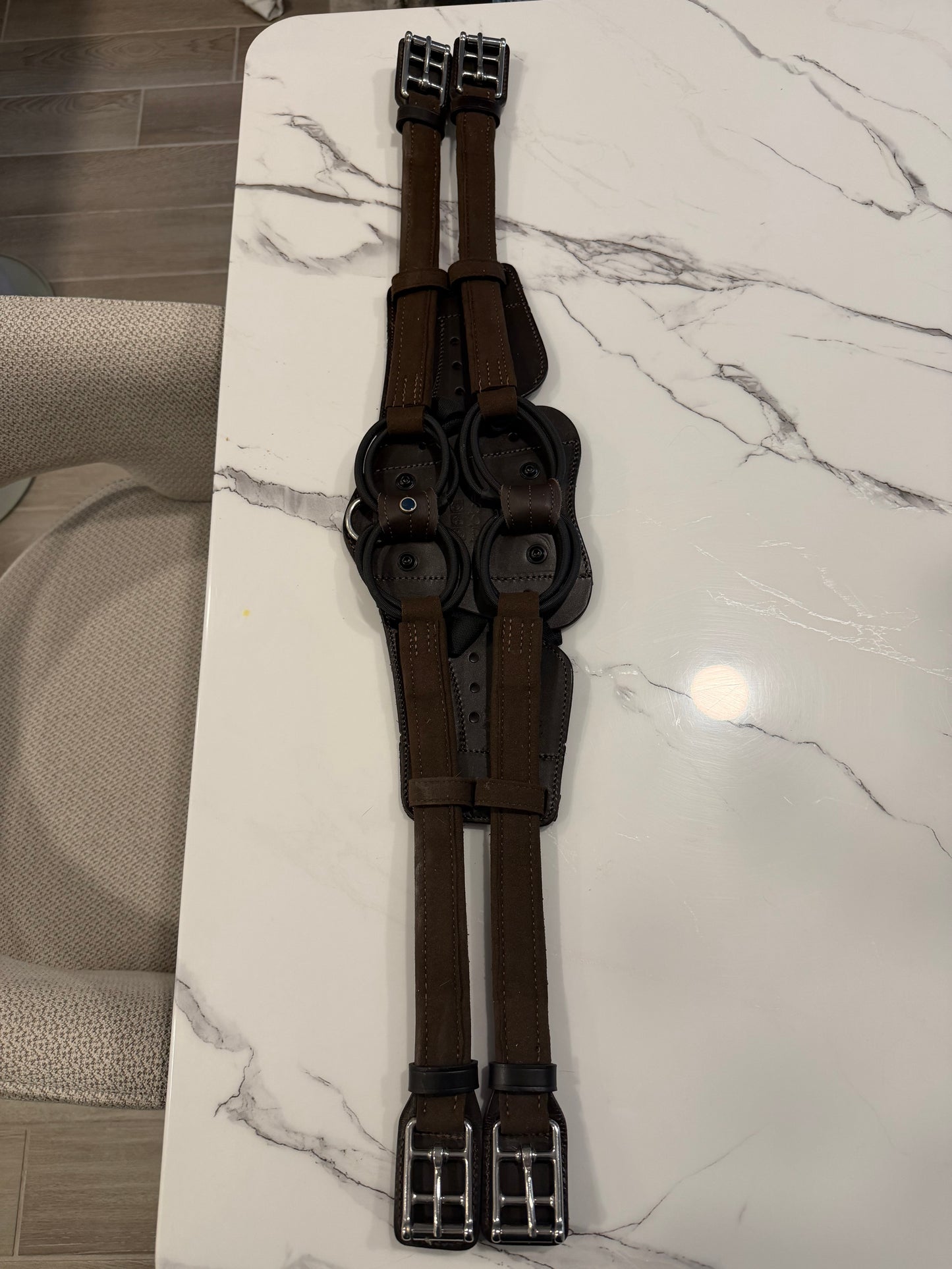 Stubben Equisoft Girth - Ebony Brown - 80 cm / 31.5”
