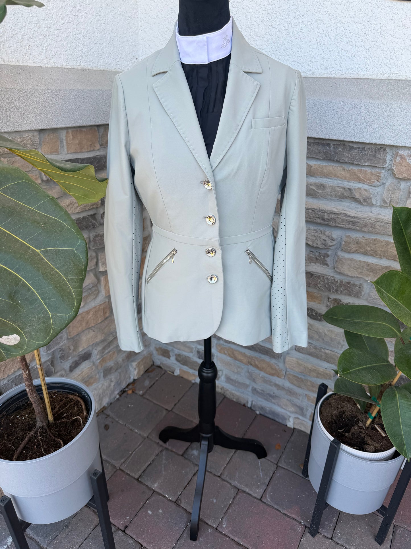 Noel Asmar Euro Competition Jacket - Light Grey - Small