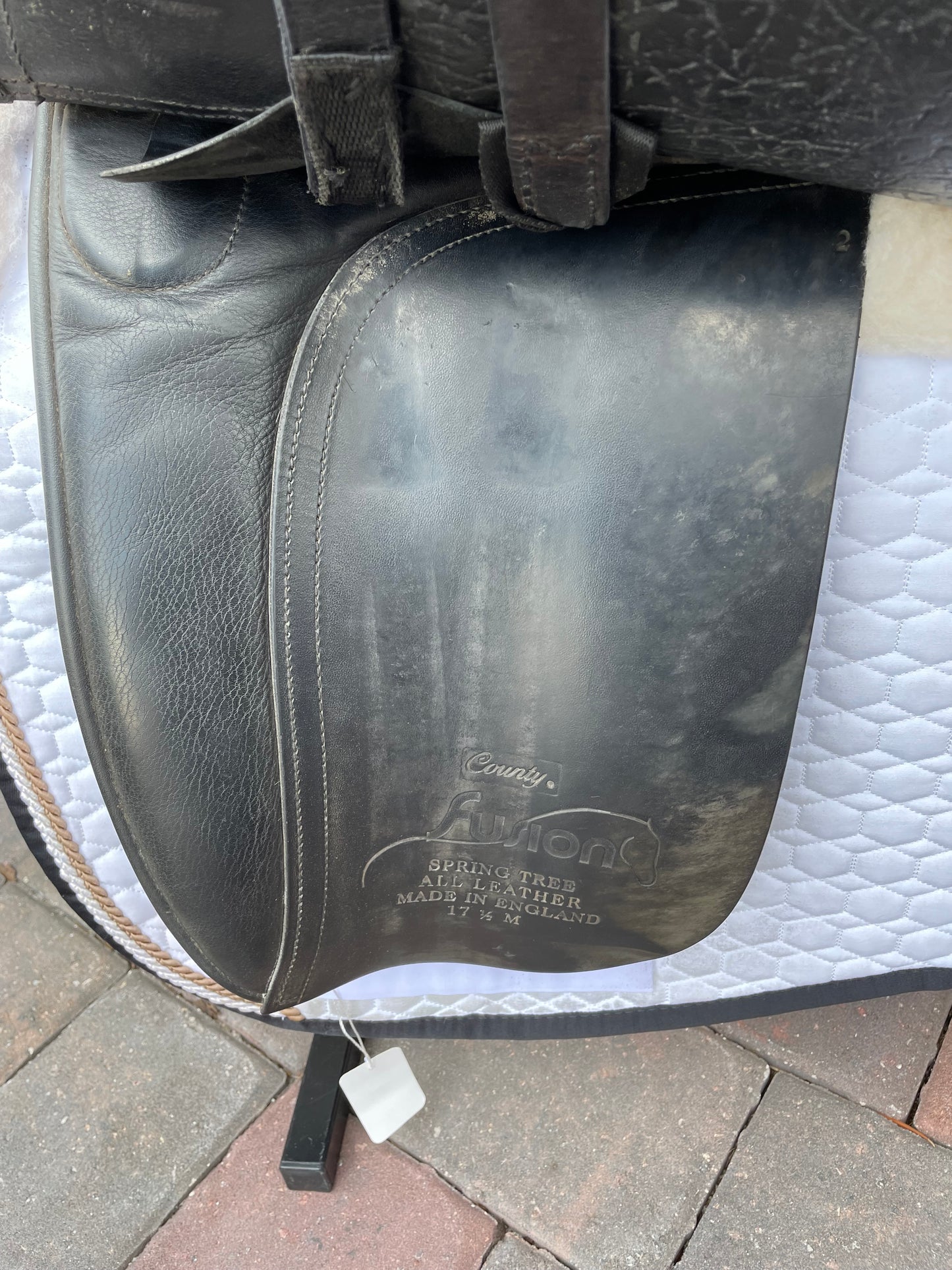 2014 County Fusion 17” Dressage Saddle - Medium Tree