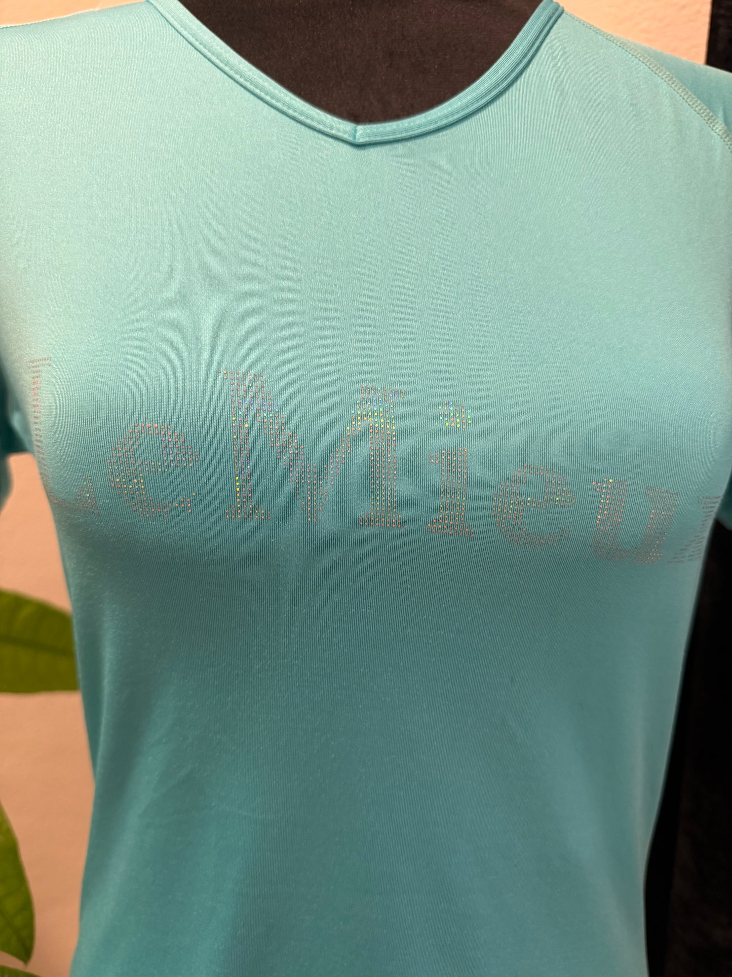 Lemieux Teal Short Sleeve Graphic Shirt