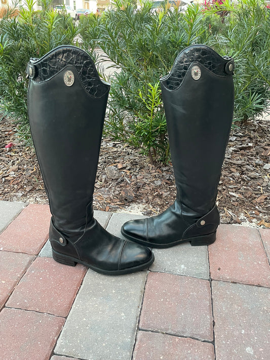 Romitelli Soft Dress Boots - Back Zip - 40 Foot / 46 cm Height / 41-42 cm Calf