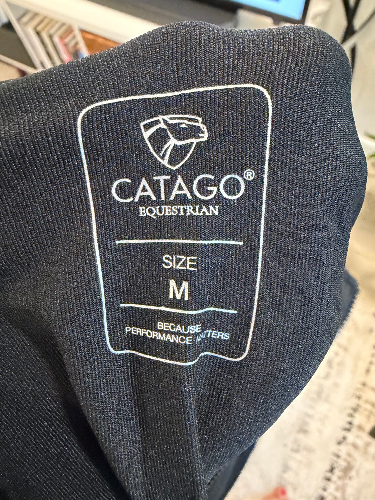 Catago Fir-Tech Black Zip Performance Shirt