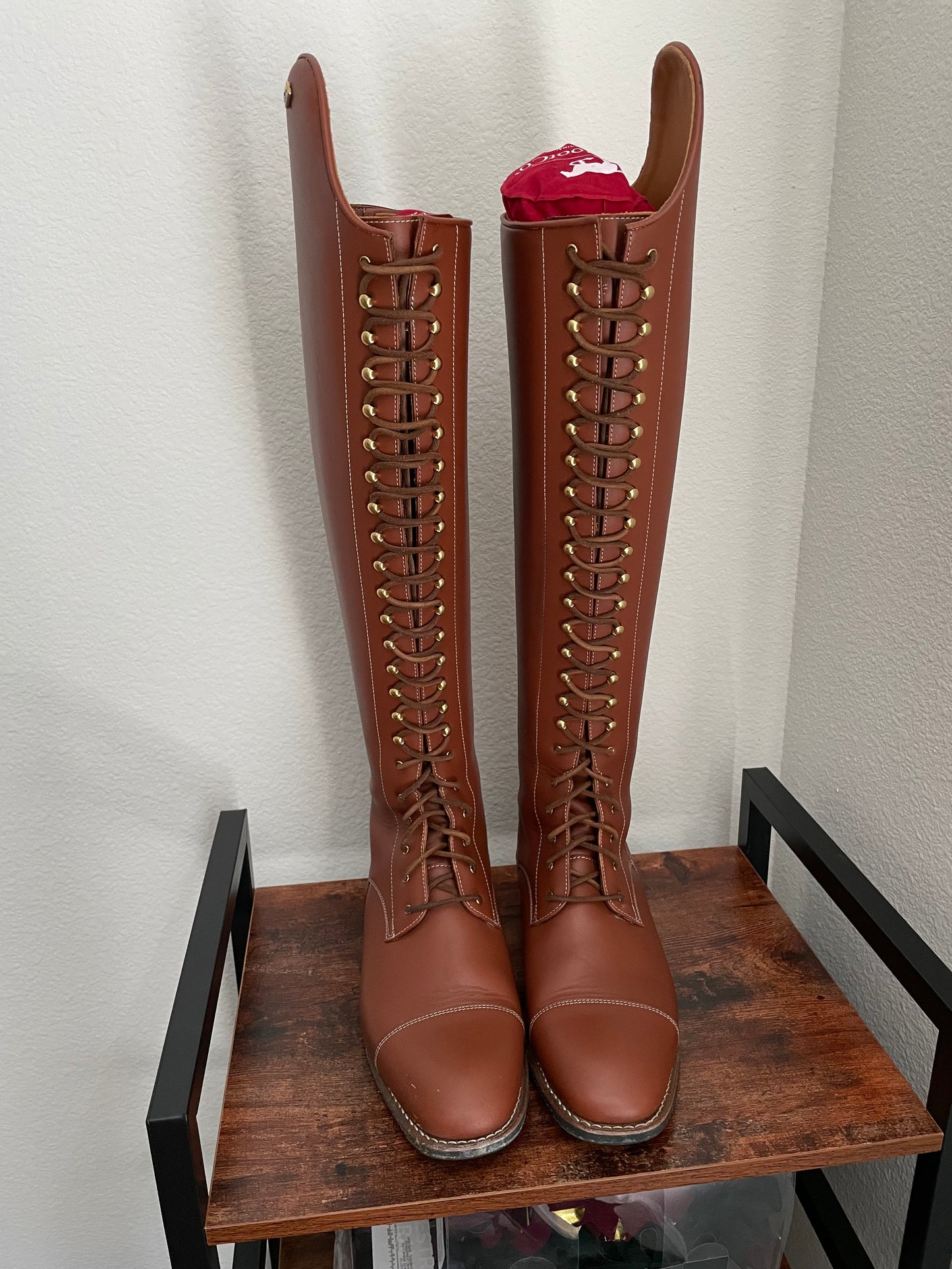 Deniro Lace Dress Boots - 39 Foot / 37.5 Calf / 47 Height