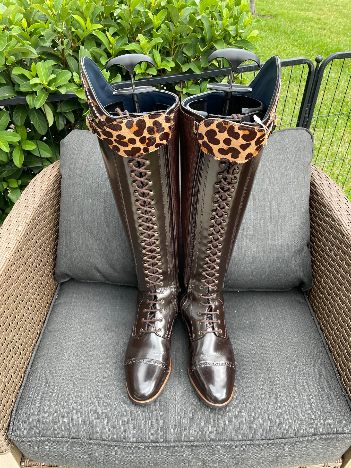 Gallors Laurel Brown Boots - 38/39 Foot / 40 Calf / 47 Height