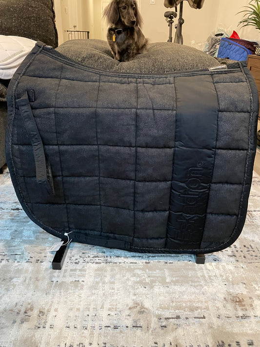Eskadron Black Glitter Dressage Saddle Pad