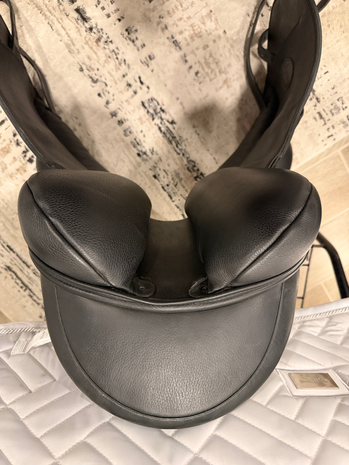 17.5” Envy Aurora Monoflap Dressage Saddle by Custom Saddlery