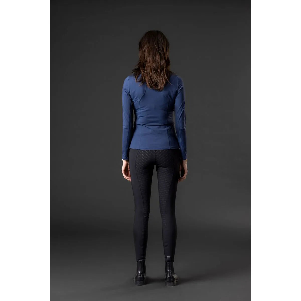 Catago Bree Navy Long Sleeve Zip Performance Shirt