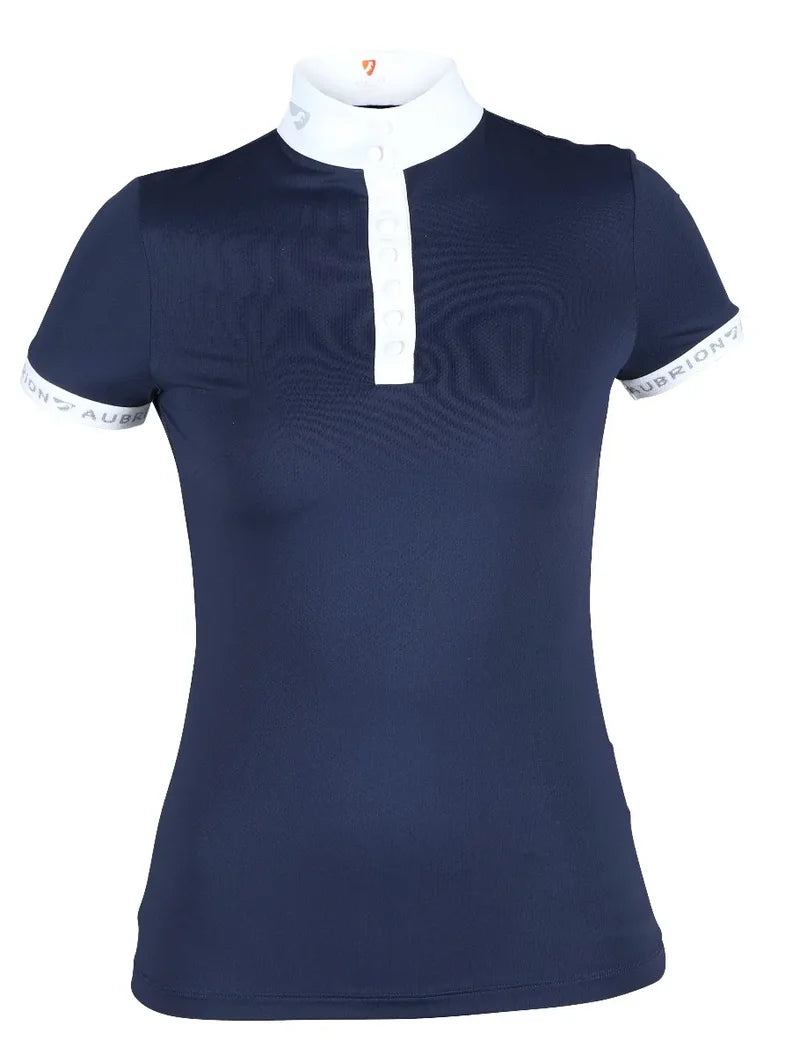 Aubrion Chester Show Shirt - Large - Navy with Matching ELLANY Belt