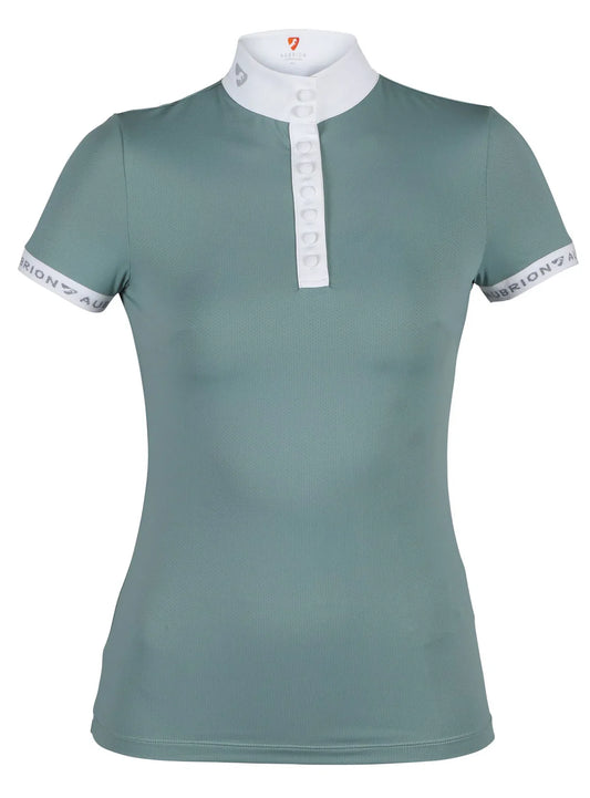 Aubrion Chester Show Shirt - Large - Sage Green with Matching ELLANY Belt